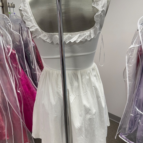 NWT Blue Blush Corset White Sundress - Picture 3 of 5